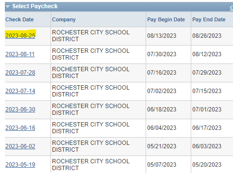A screenshot of a paycheckDescription automatically generated